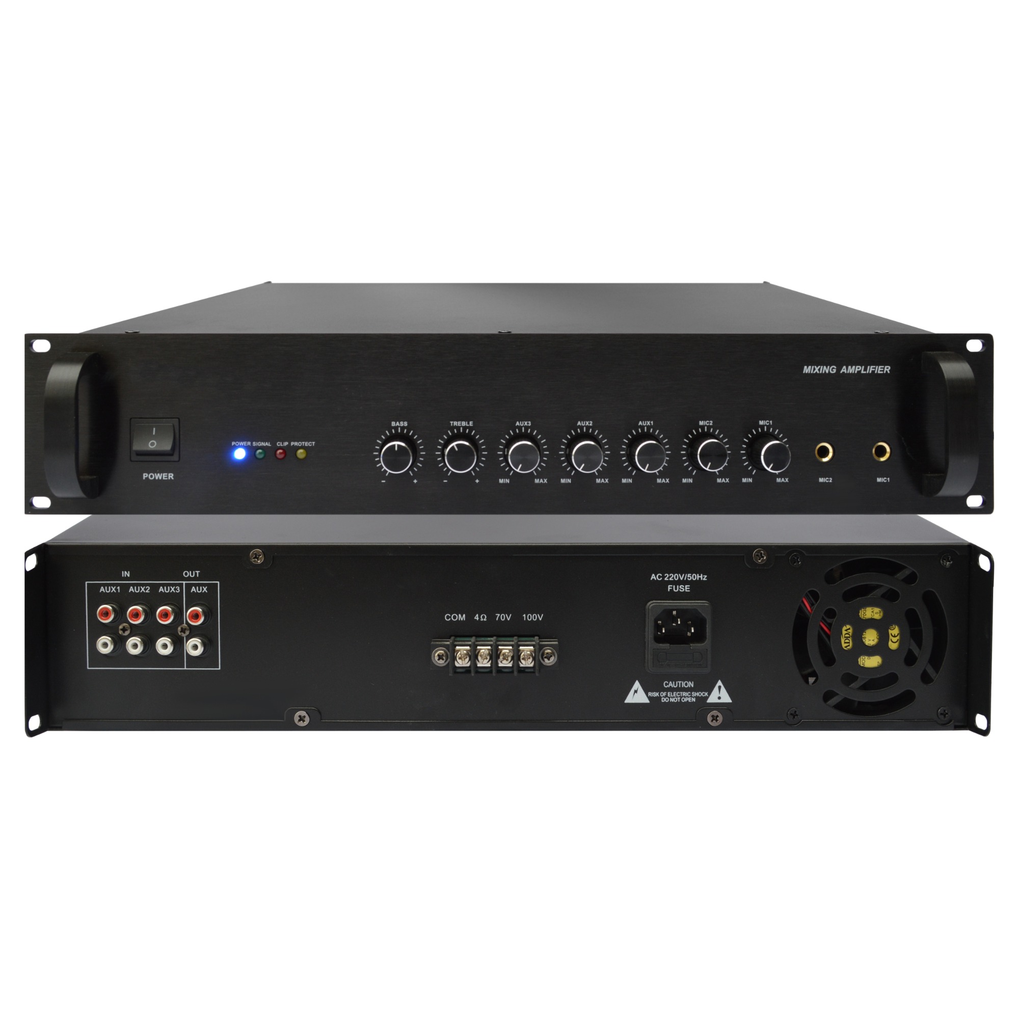 带前置合并式广播功放