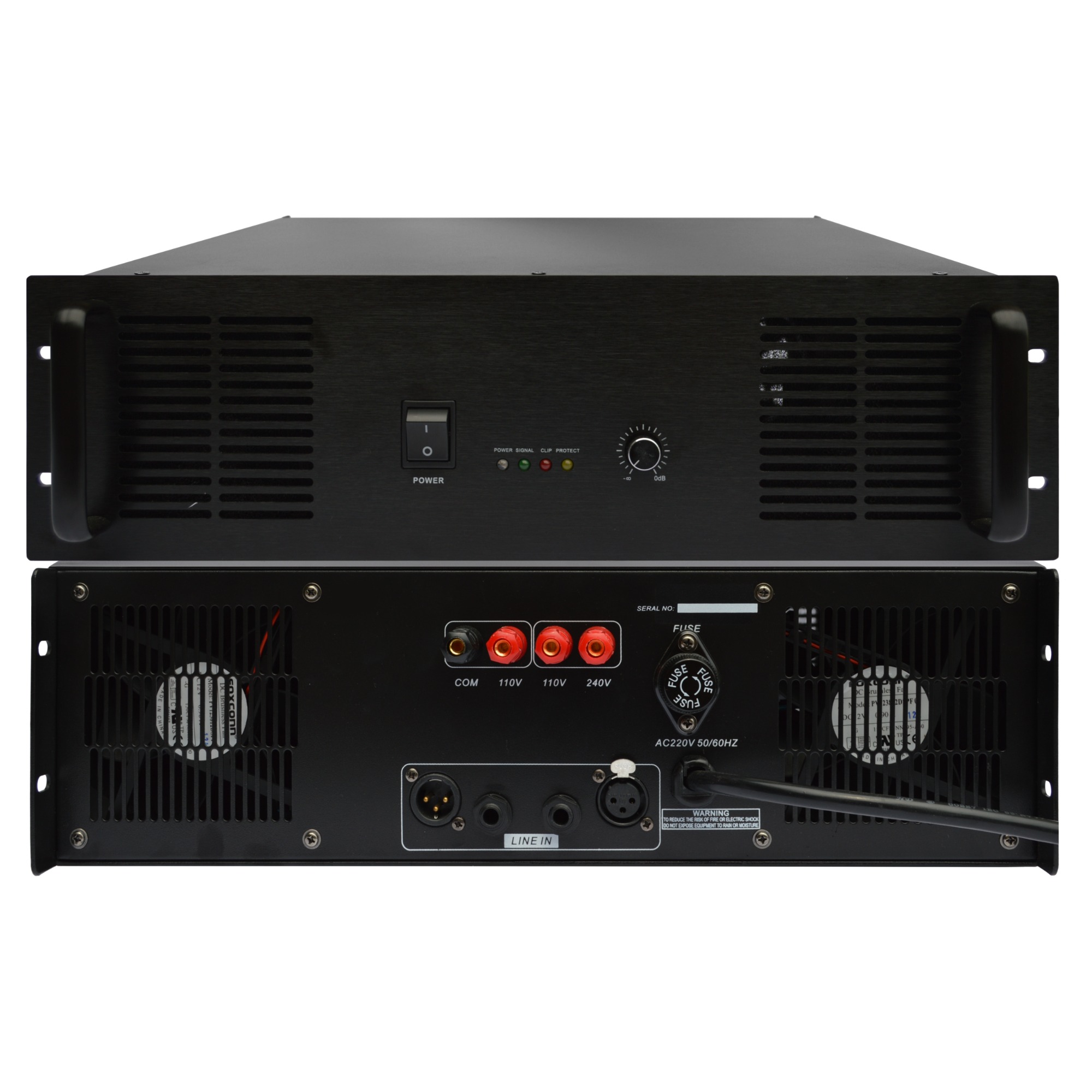 纯后级广播功放